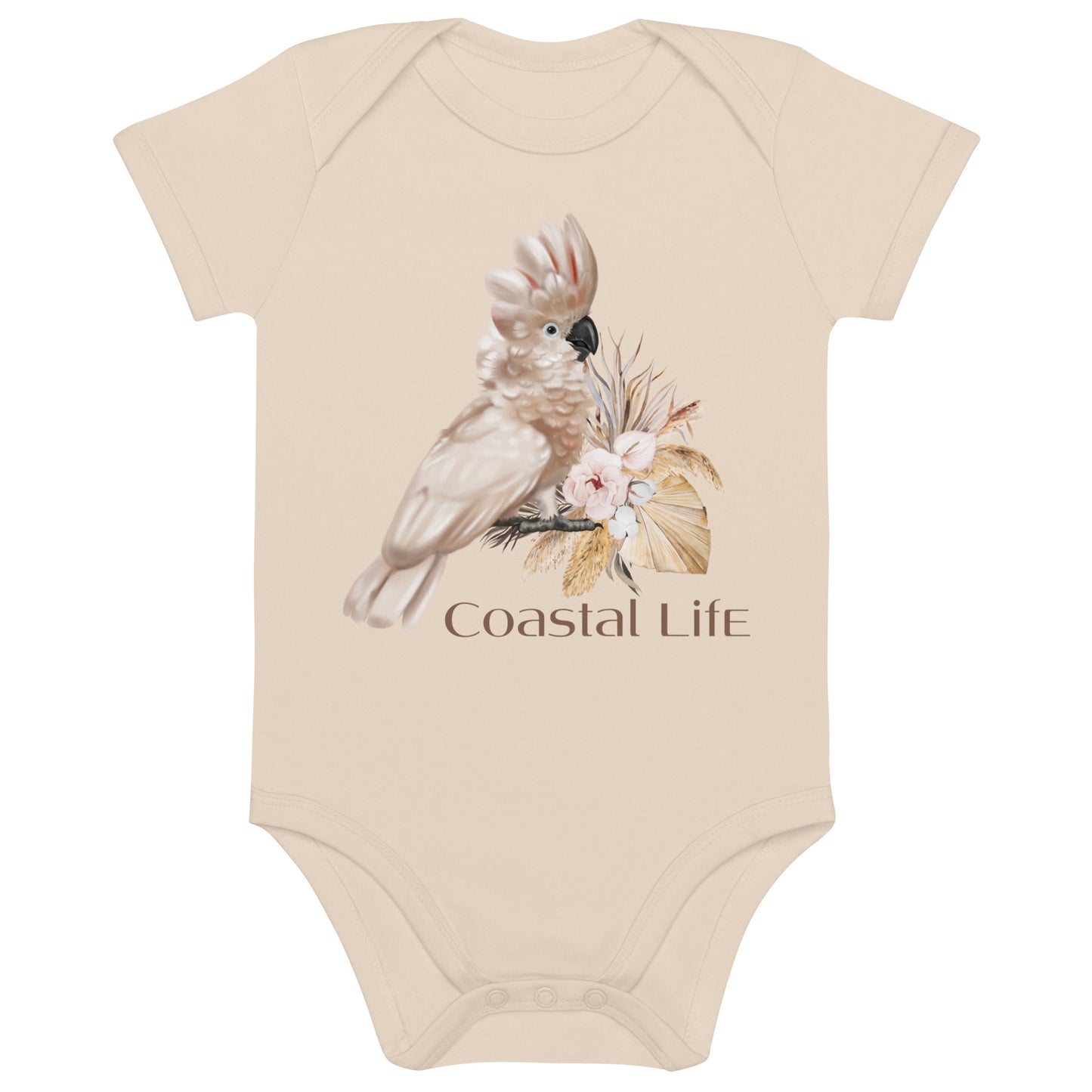 Organic cotton Cockatoo Onesie | Baby