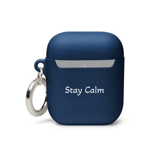 Manatee Drift Rubber Case for AirPods - Stay Calm