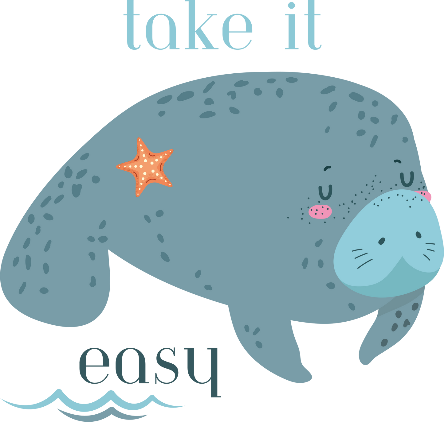 Sleepy Baby Manatee Premium T-Shirt | Toddler