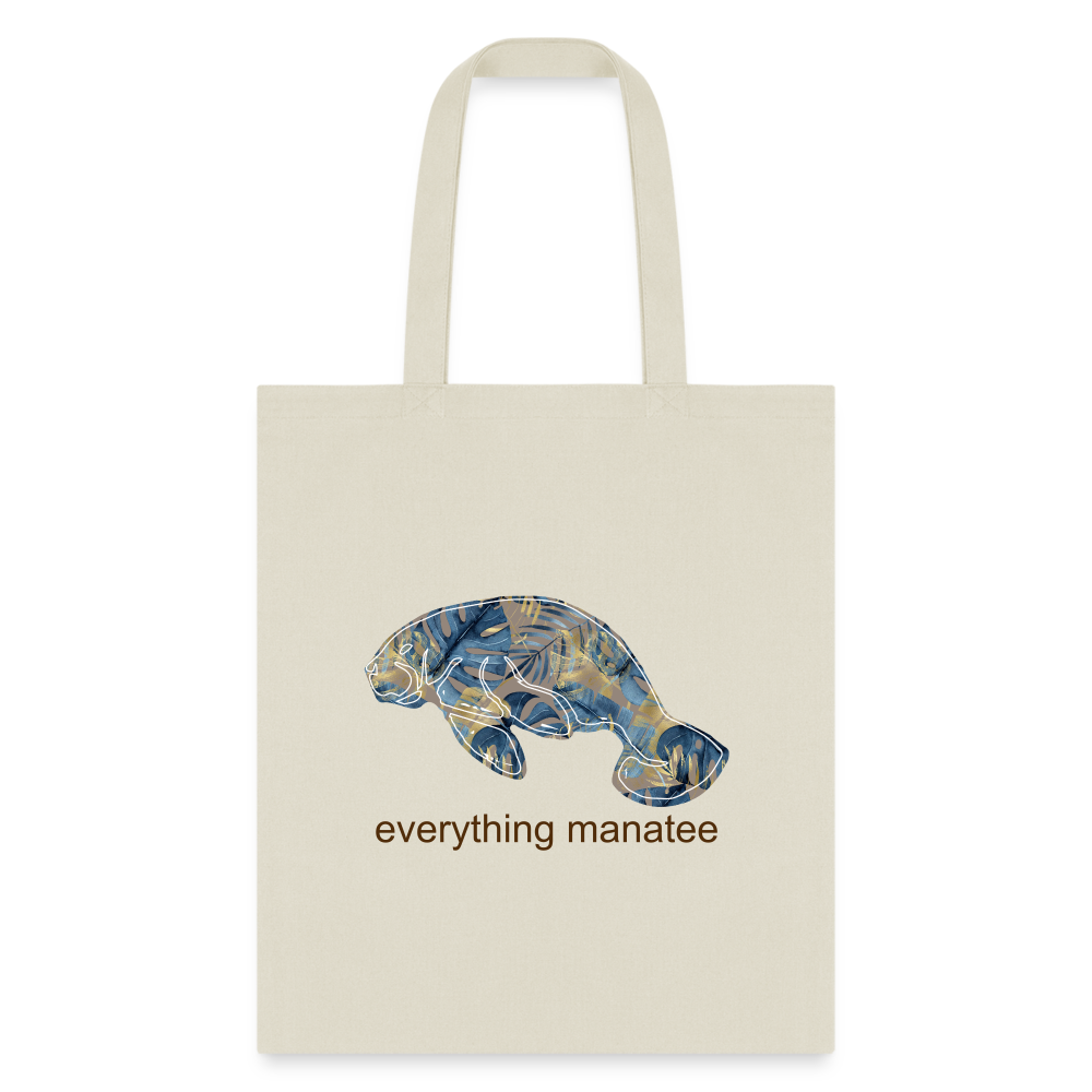 Hawaiian Manatee Tote Bag | Bags - natural