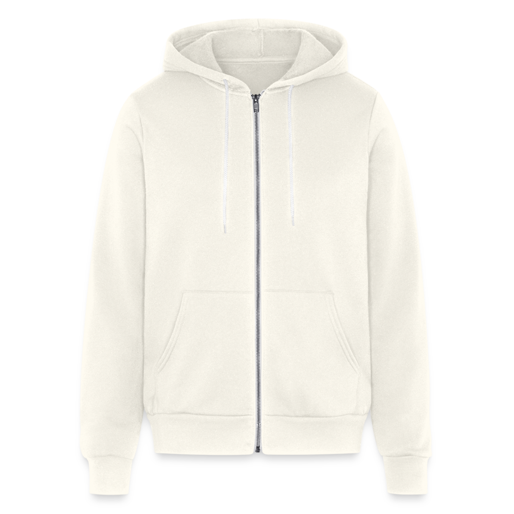 Manatee Surf Board Full Zip Hoodie | Mens - vintage white