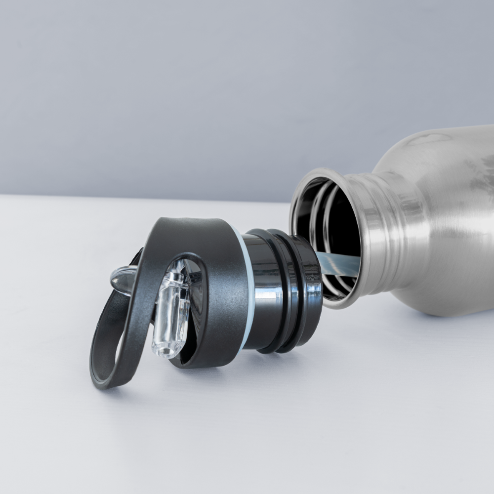 Manatee Vitamin Sea Water Bottle - silver