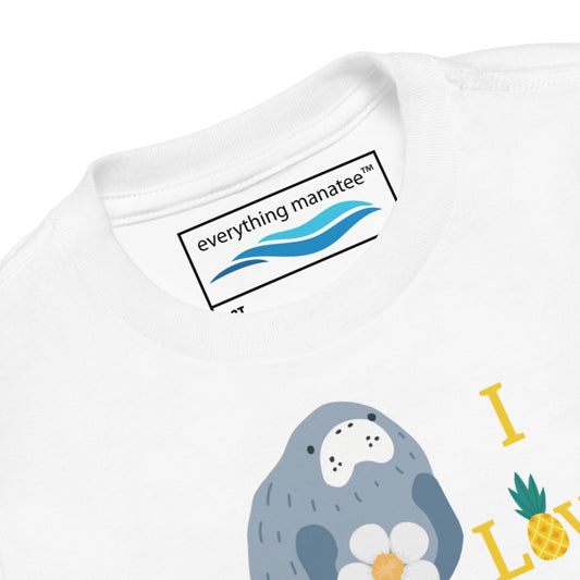 I Love Manatees T-Shirt | Toddler