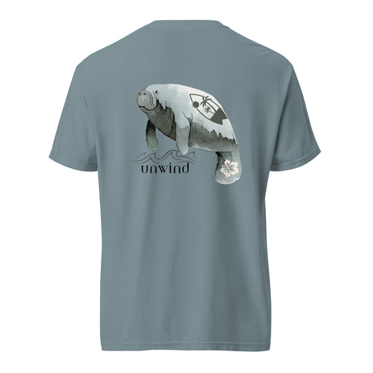 Unwind Tropical Manatee T-Shirt | Unisex