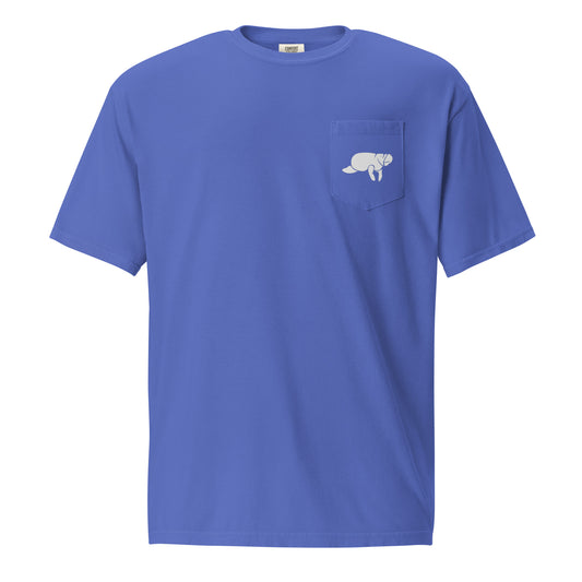All Is Calm Manatee T-Shirt Men's | Ocean Wisdom Collection