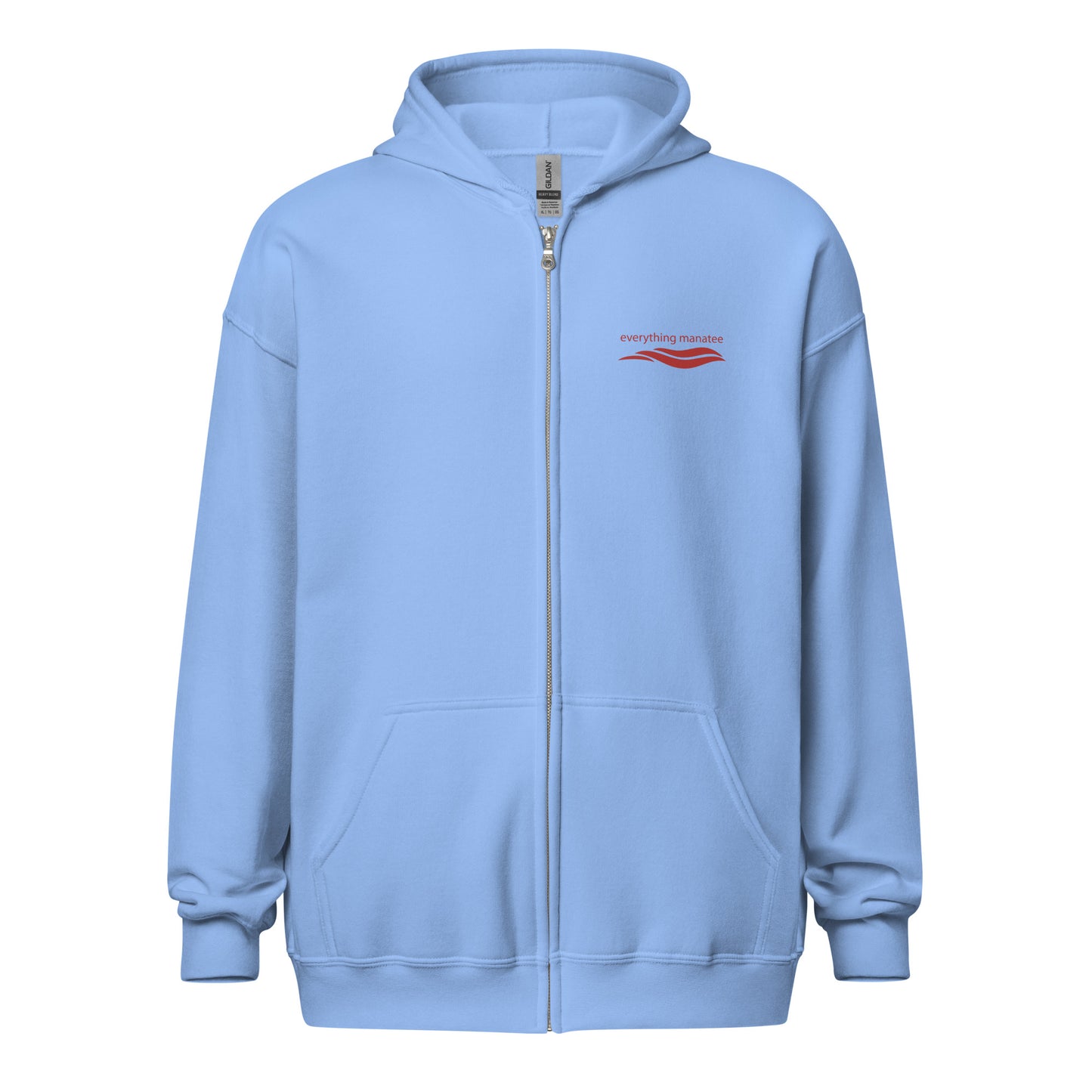 Holiday Cheer Manatee Heavy Blend Zip Hoodie | Unisex