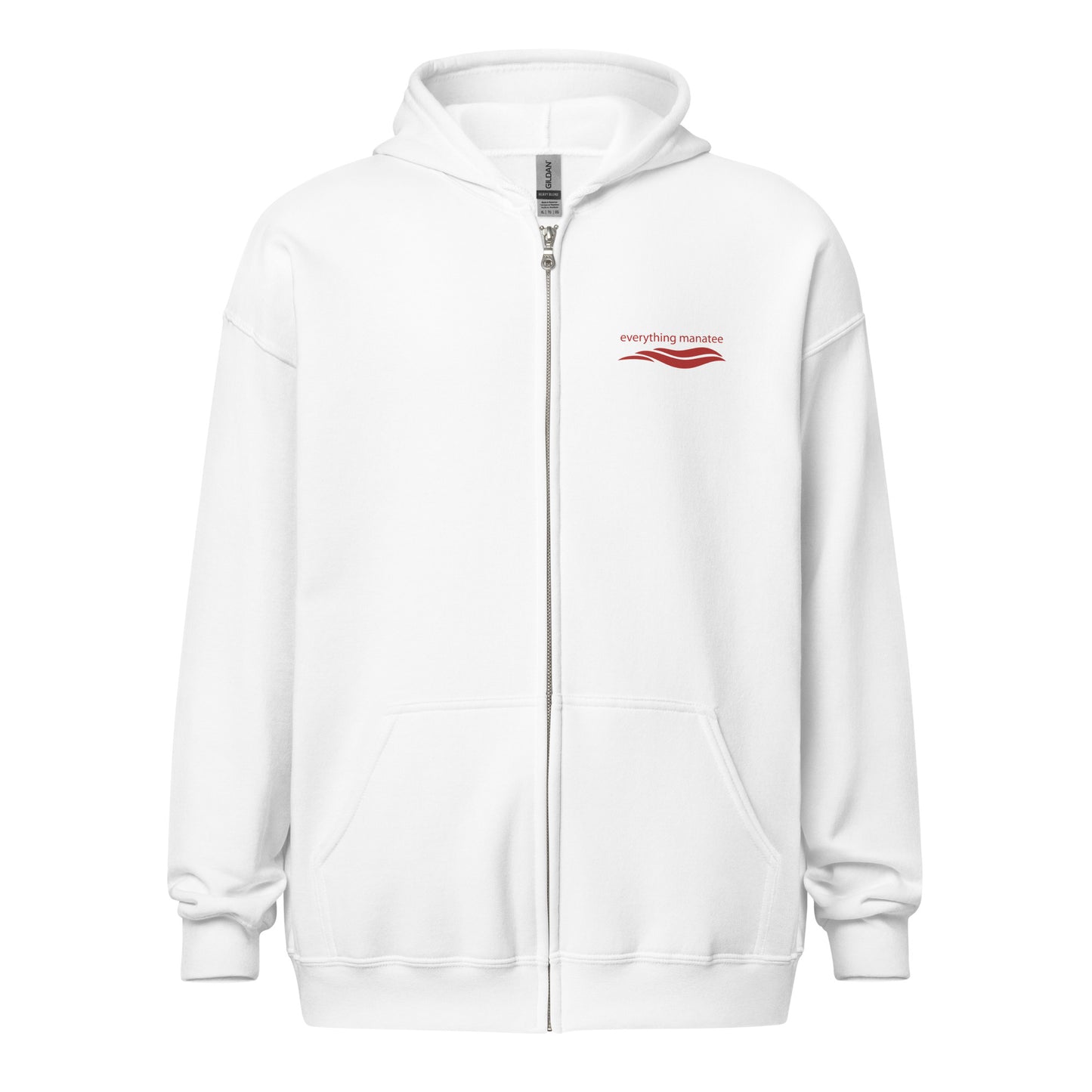 Holiday Cheer Manatee Heavy Blend Zip Hoodie | Unisex