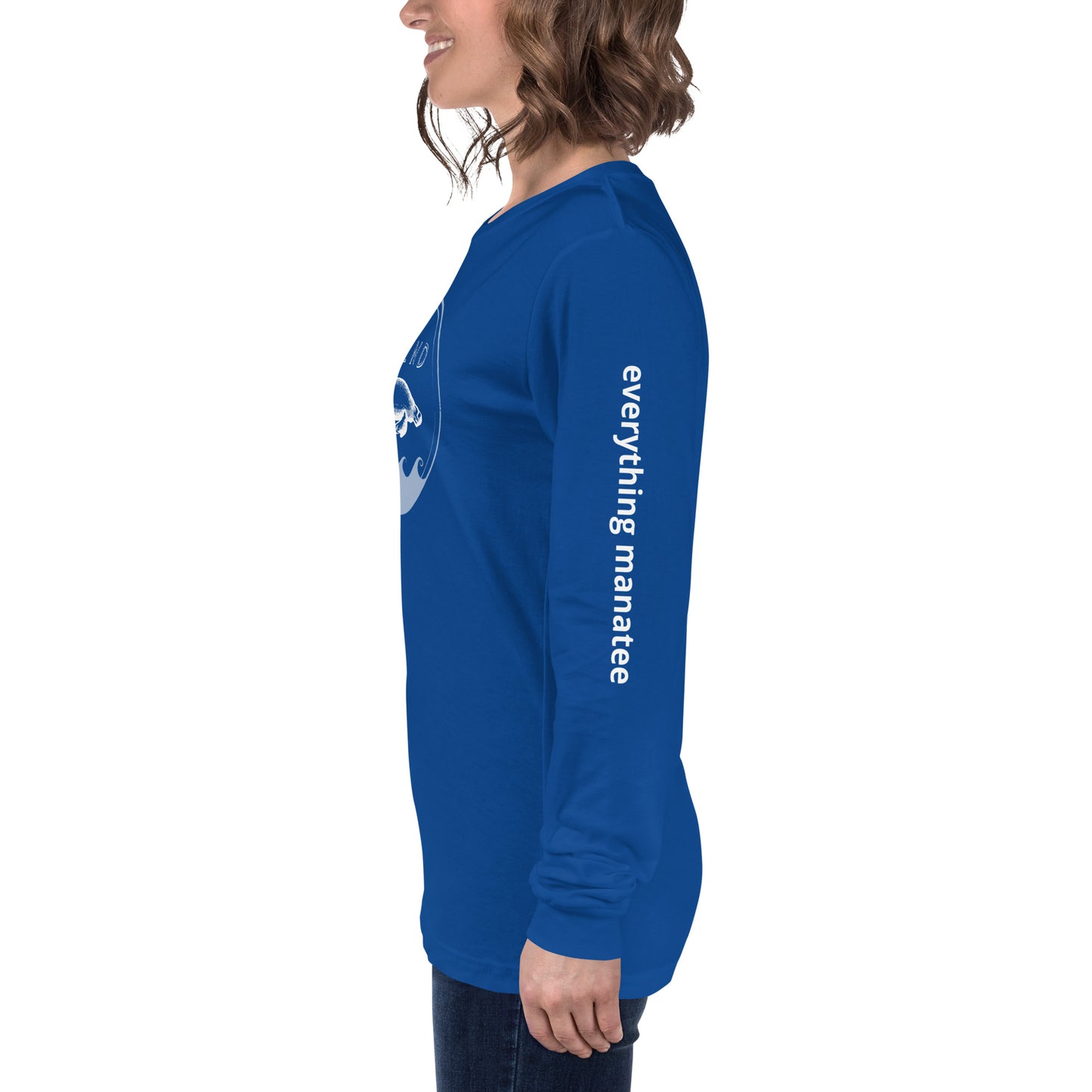 Unwind Manatee Long Sleeve T-Shirt | Womens