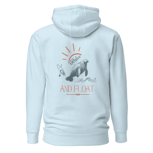 Relax & Float Unisex Manatee Hoodie | Vintage Collection