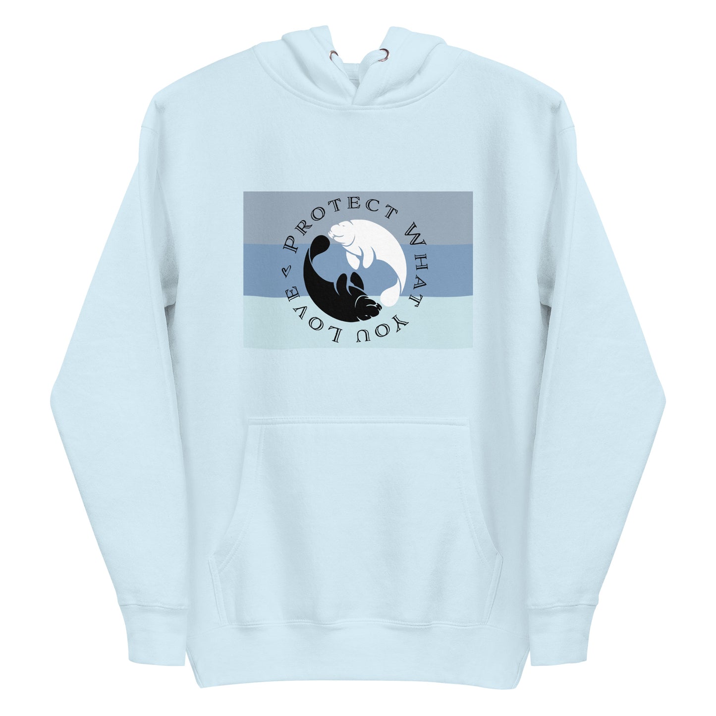 Stripes & Manatees Hoodie | Unisex
