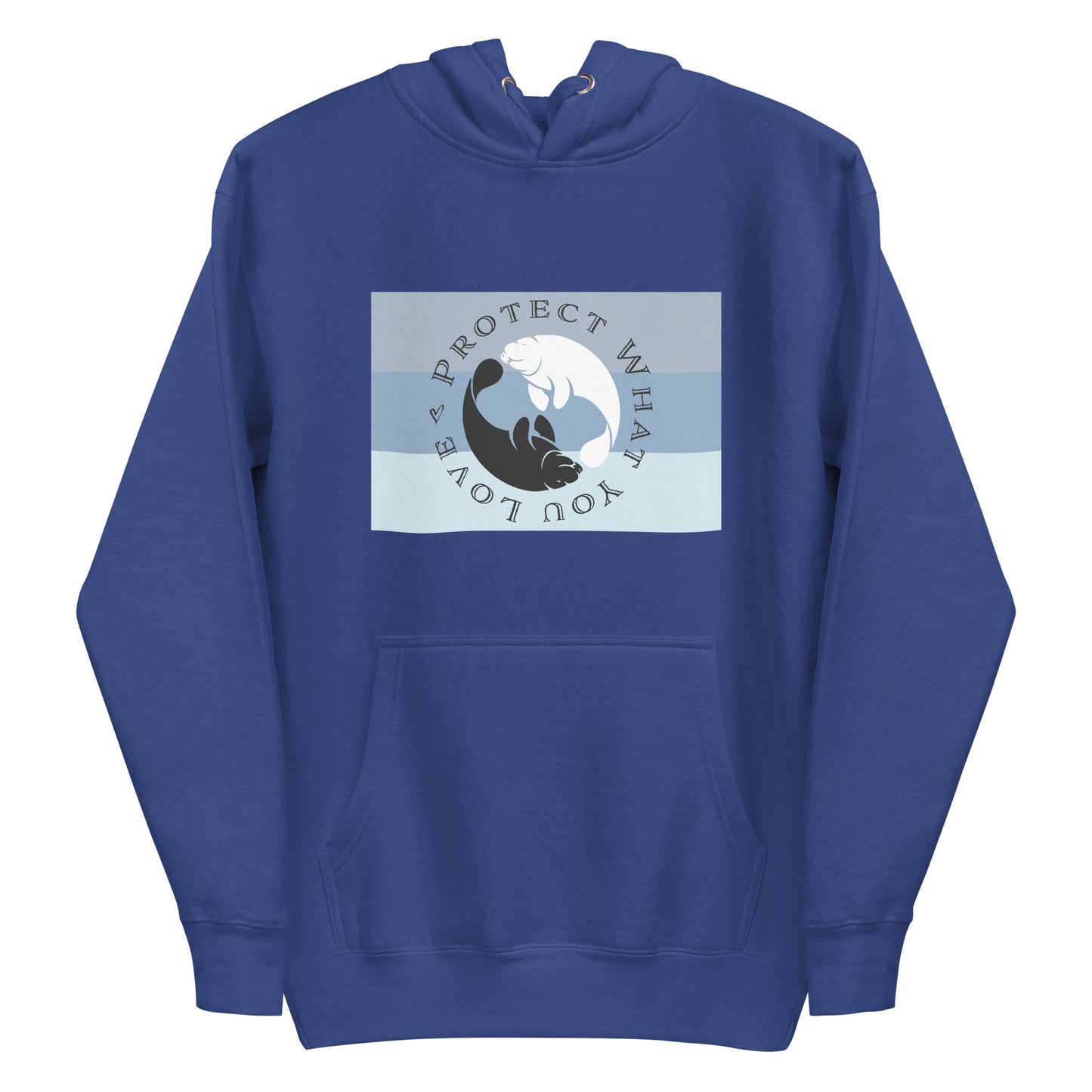 Stripes & Manatees Hoodie | Unisex