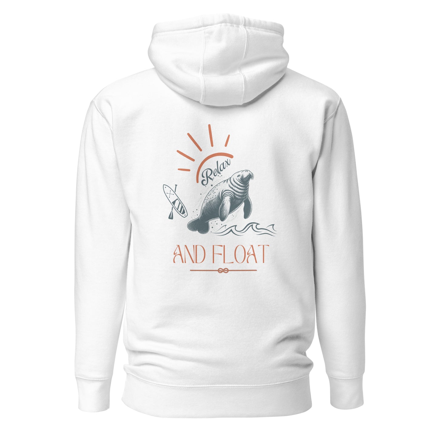 Relax & Float Unisex Manatee Hoodie | Vintage Collection