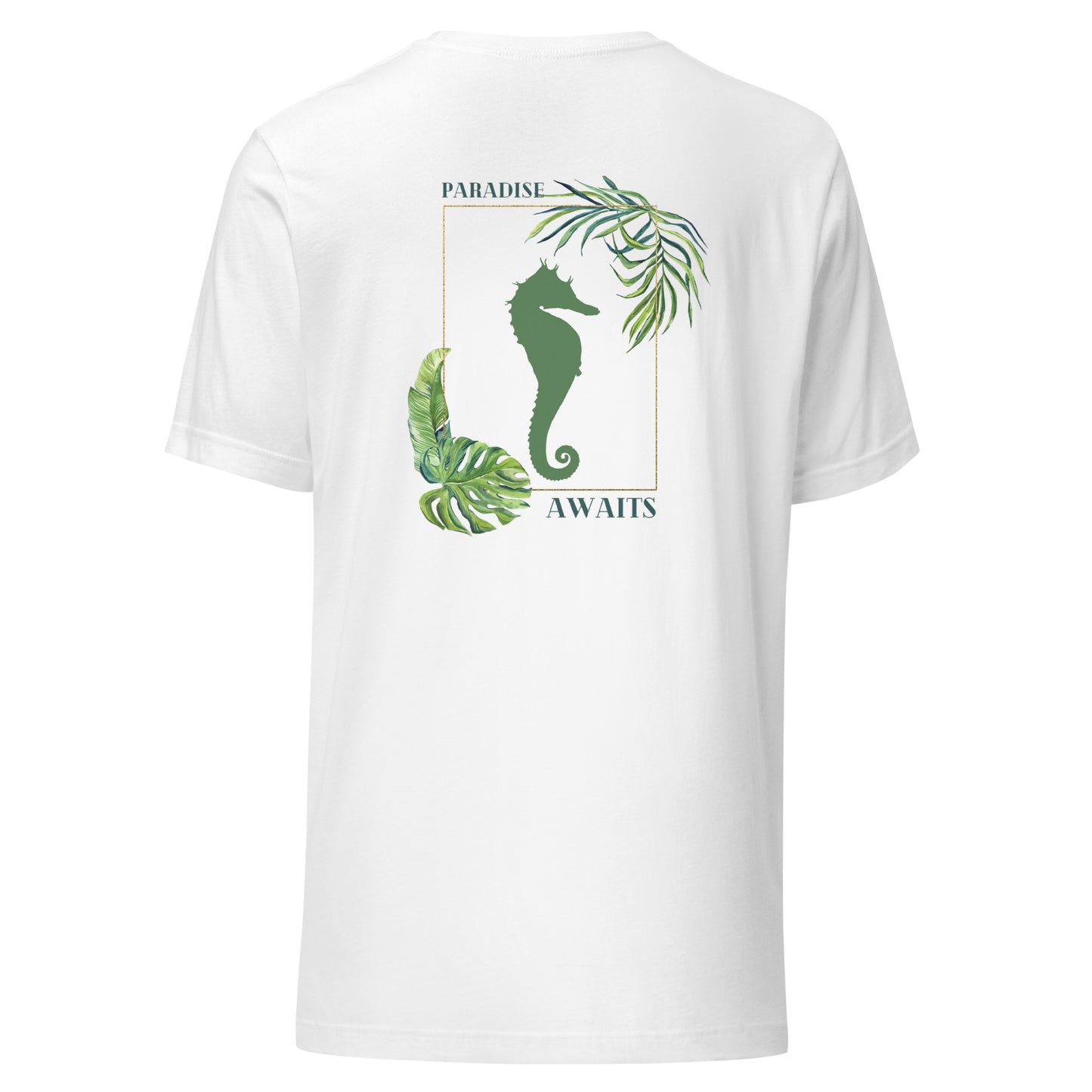 Paradise Awaits Seahorse T-shirt | Mens