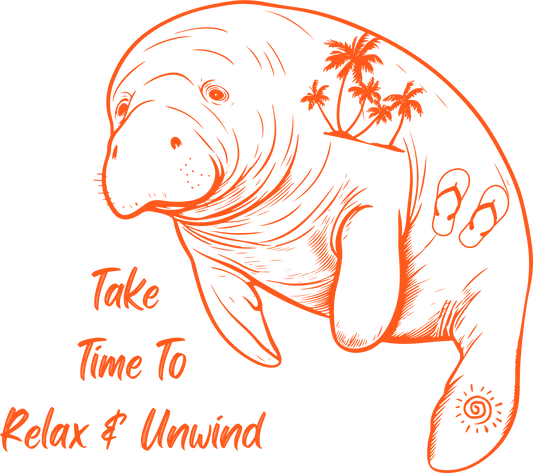 Vacation Mode Manatee Hoodie | Mens