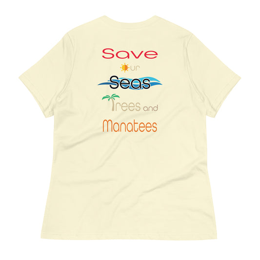 Seas Trees & Manatees T-shirt | Womens