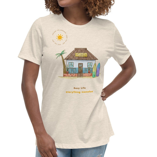 Sunny Surf Cottage T-Shirt | Womens