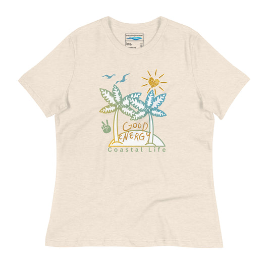 Good Energy Tropical Palms T-Shirt | Womens