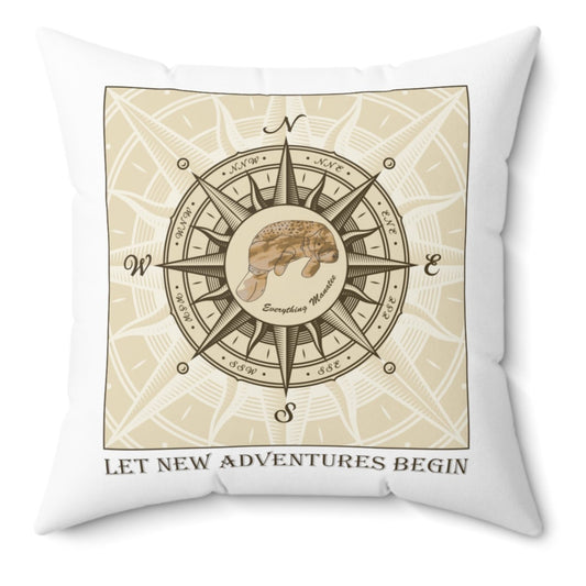 New Adventures Manatee Pillow | Pillows