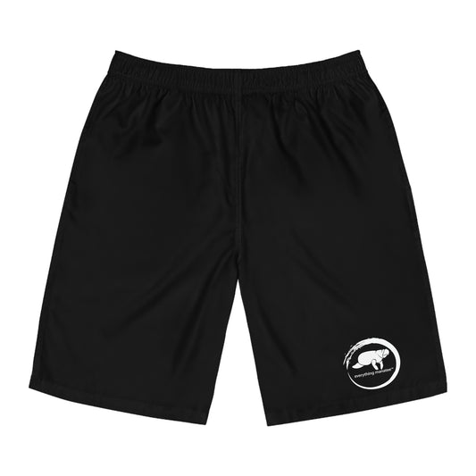 Black Manatee Wave Board Shorts | Mens