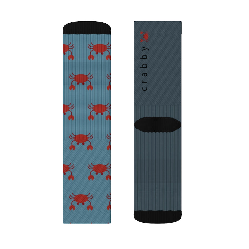 Crabby Print Socks