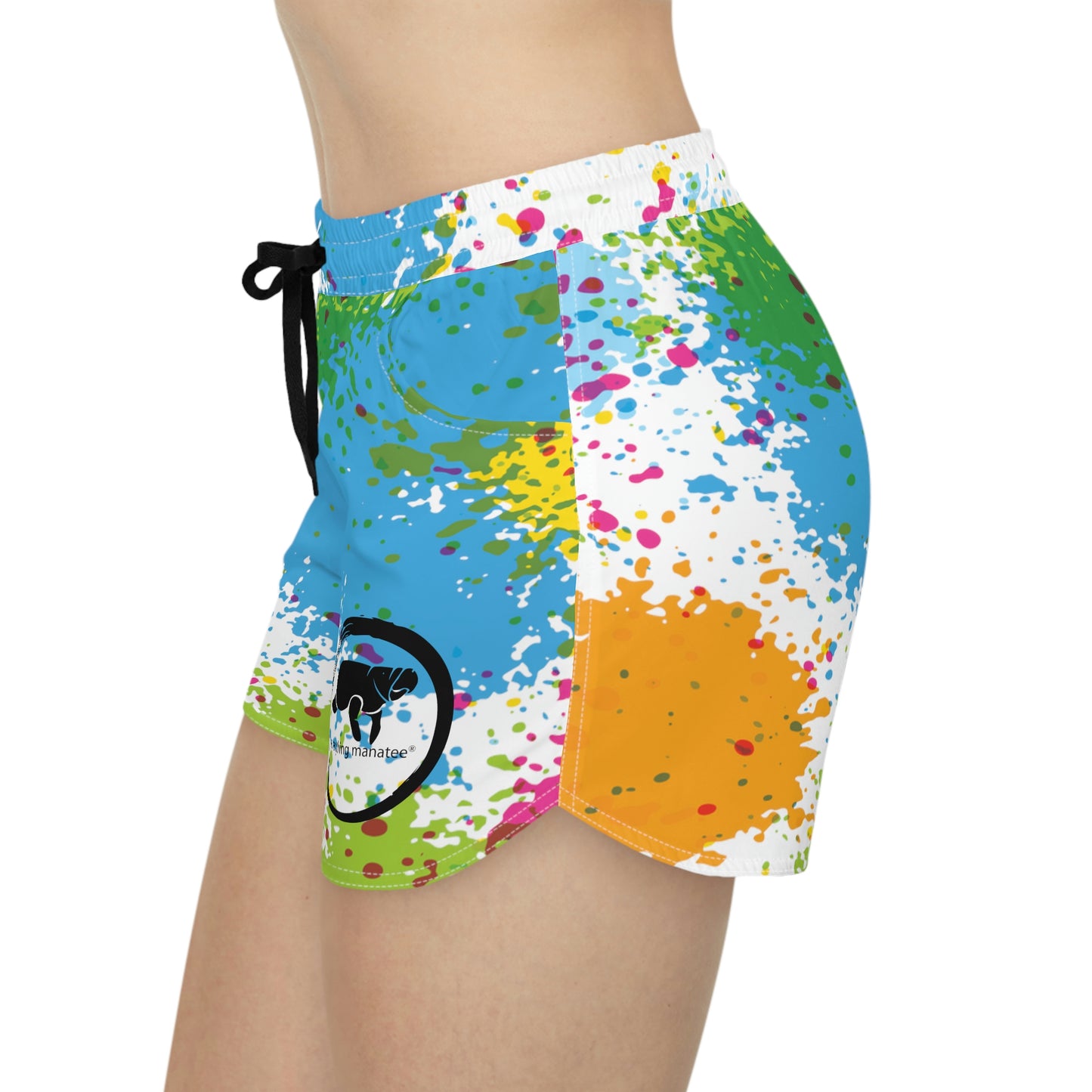 Happy Splatter Casual Shorts | Womens