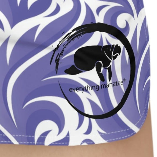 Purple Plume Casual Shorts | Womens