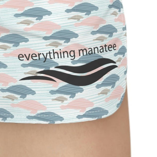 Pastel Manatee Print Shorts | Womens