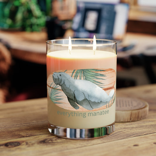 Tropical Surf Manatee Candle |  Candles 11oz