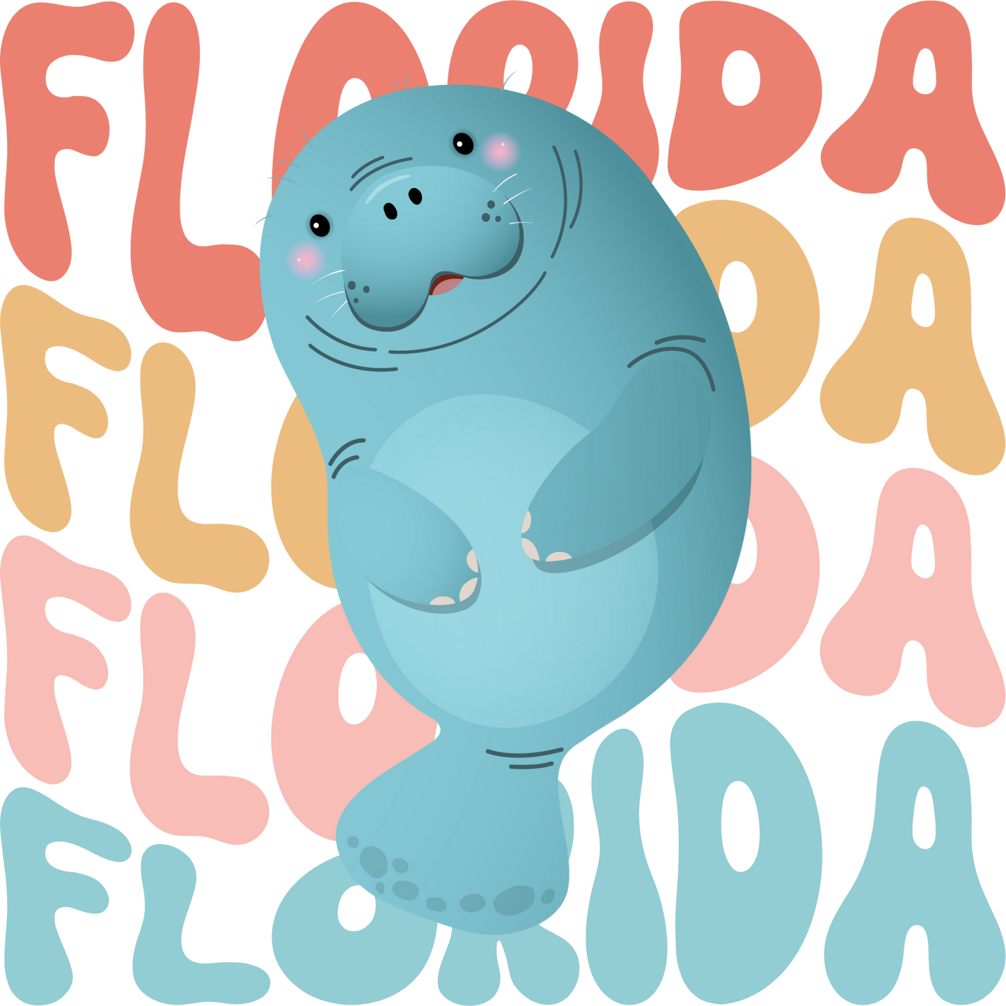 Florida Manatee Premium T-Shirt | Toddler