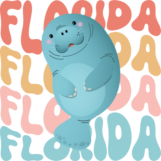 Florida Manatee Premium T-Shirt | Toddler