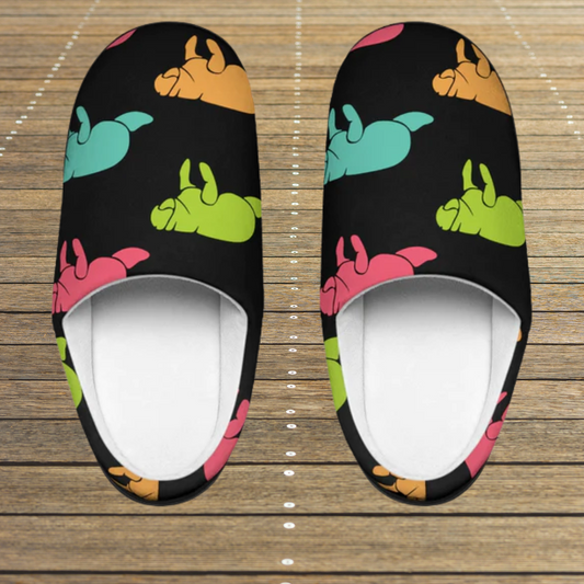 Multi-Colored  Manatee Slippers | Womens