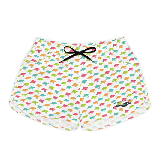 Multi Color Manatee Casual Shorts | Womens