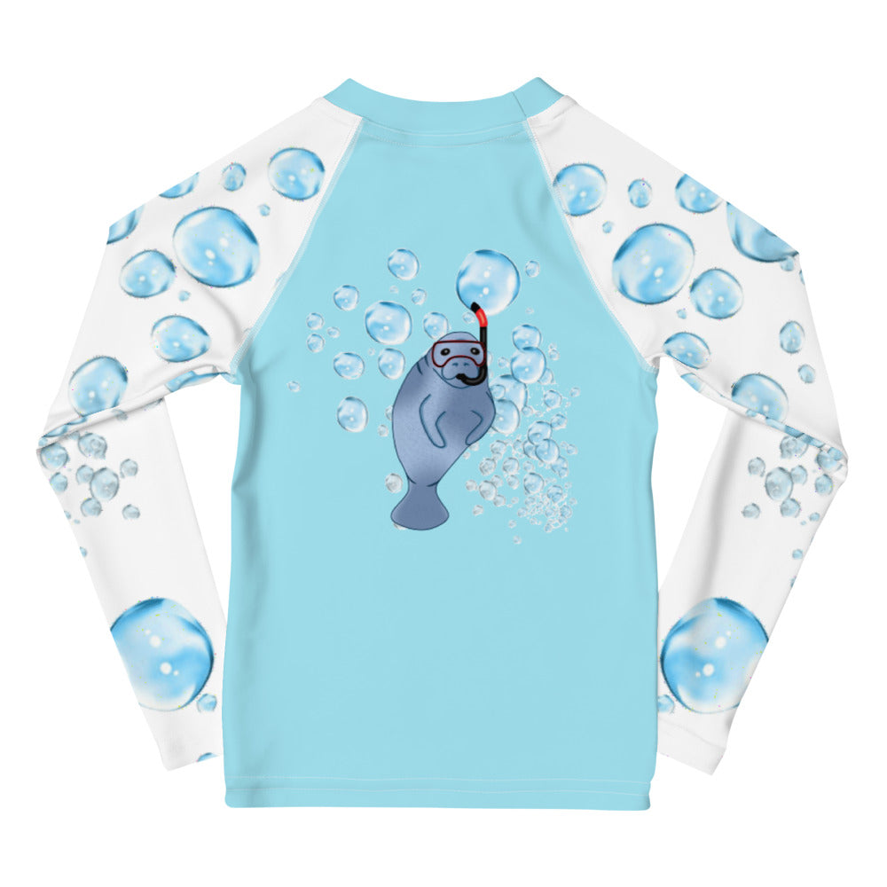 Snorkel Manatee Long Sleeve Rash Guard | Toddler