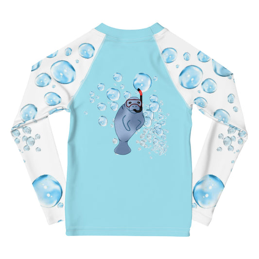 Snorkel Manatee Long Sleeve Rash Guard | Toddler