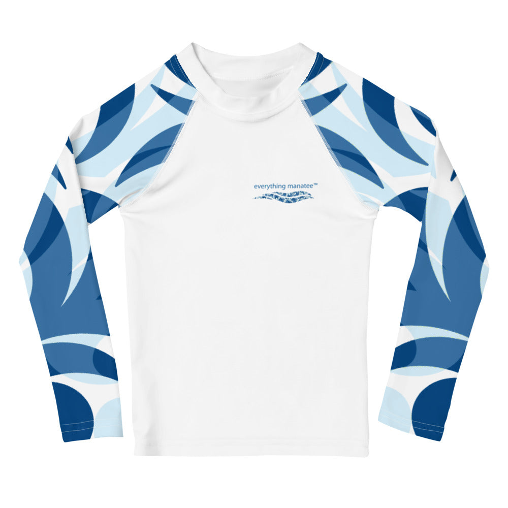 Big Wave Manatee Long Sleeve Rash Guard | Toddler