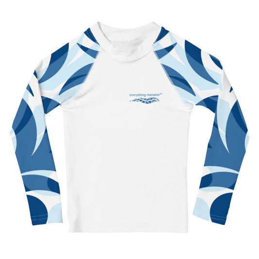 Big Wave Manatee Long Sleeve Rash Guard | Toddler