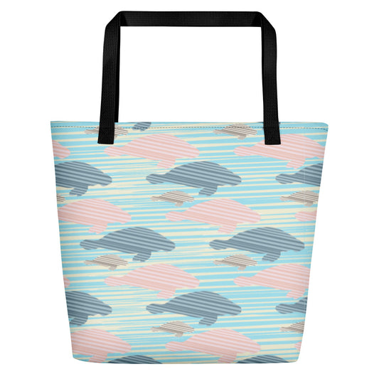 Manatee Print Beach Bag | Womens
