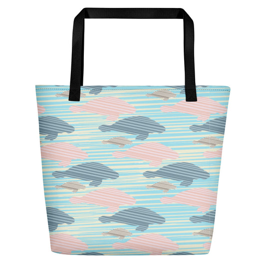Manatee Print Beach Bag | Womens