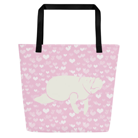 Love & Hearts Manatee Beach Bag | Bags