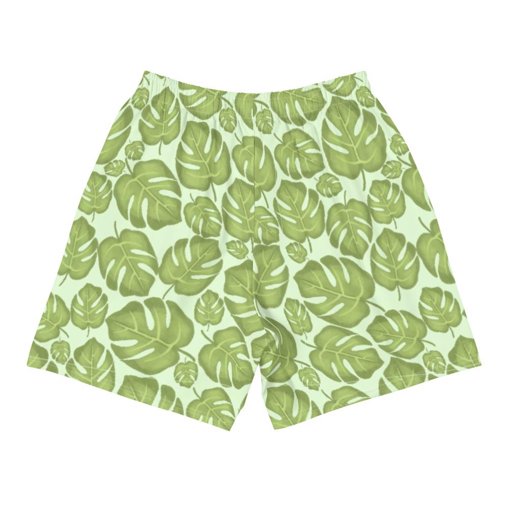 Tropical Leaves Men's Athletic Long Shorts | Mens