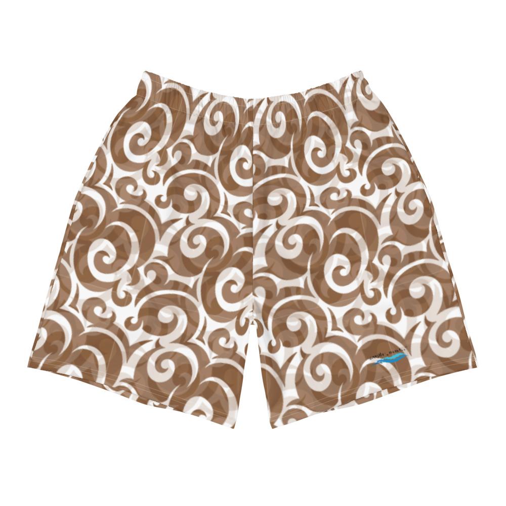 Tidal Swirls Men's Athletic Long Shorts | Mens