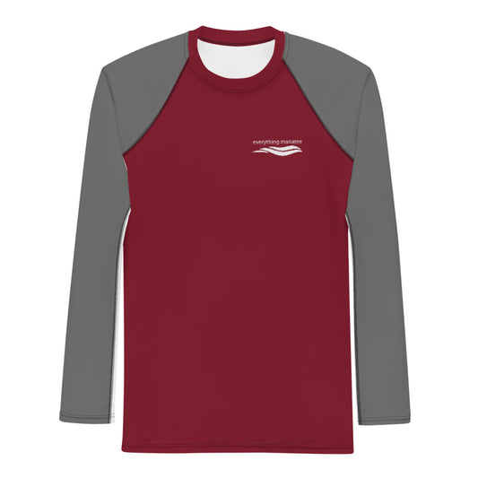 Manatee Wave Long Sleeve Rash Guard | Mens