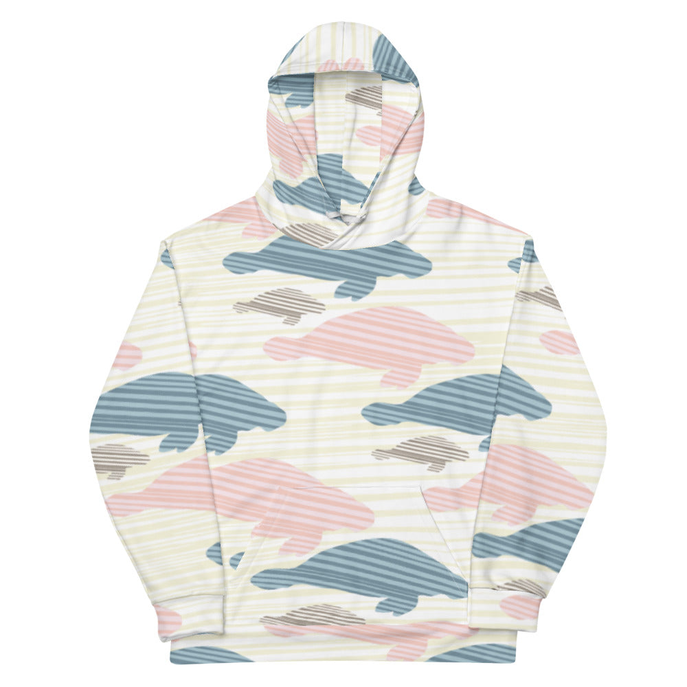 Manatee Print Hoodie | Mens