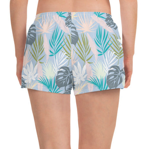 Hawaiian Print  Athletic Shorts | Womens