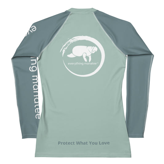 Protect What You Love Manatee Rash Guard | Womens