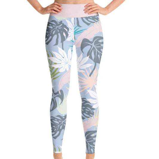 Tropical Print Yoga Leggings | Womens