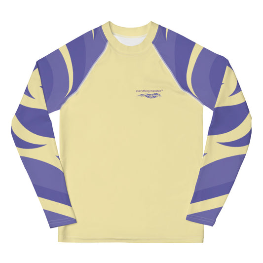 Purple Plume Long Sleeve Rash Guard | Youth