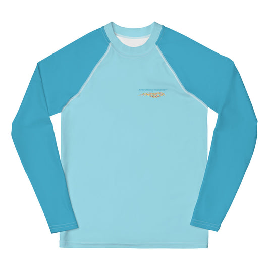 Fresh Aqua Long Sleeve Rash Guard | Youth