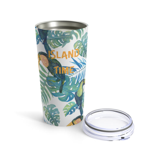 Island Time 20oz Toucan Print Tumbler