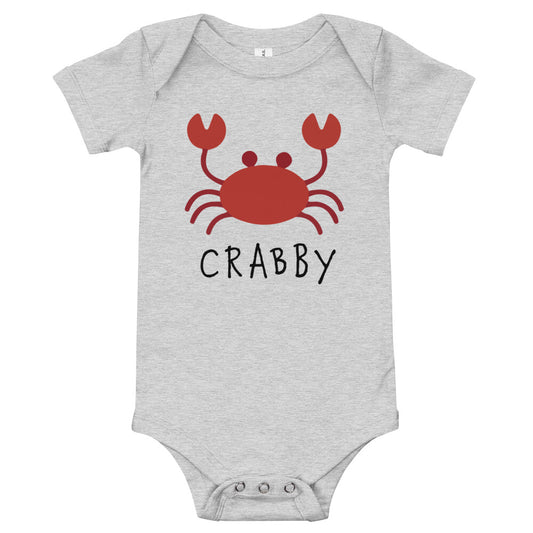 Crab Print Crabby Onesie | Baby
